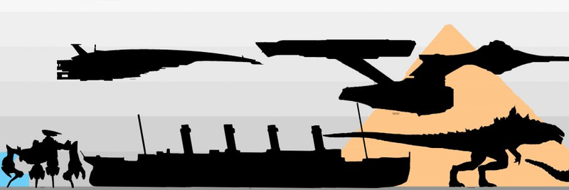 Illustration for article titled Here's the ultimate science fiction size comparison chart